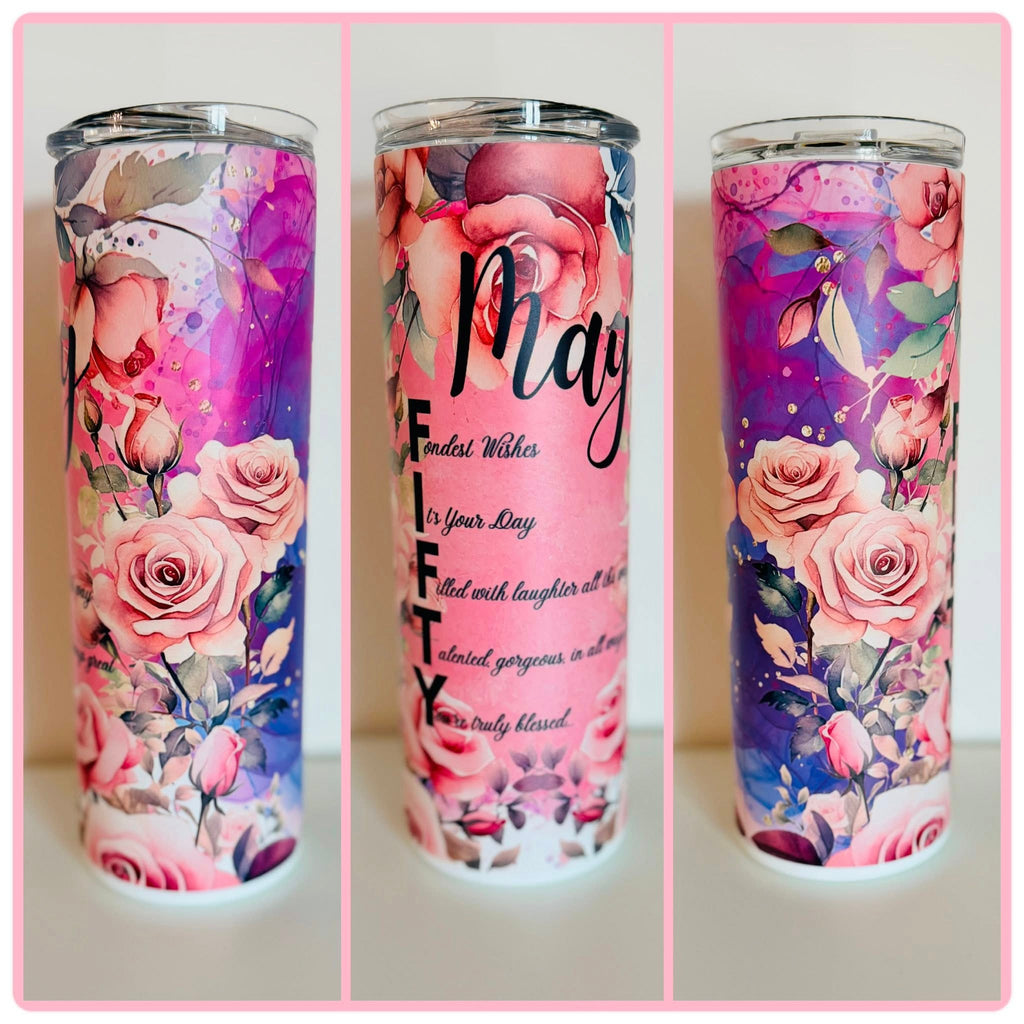 Glow in The Dark 20 oz Skinny Tumbler