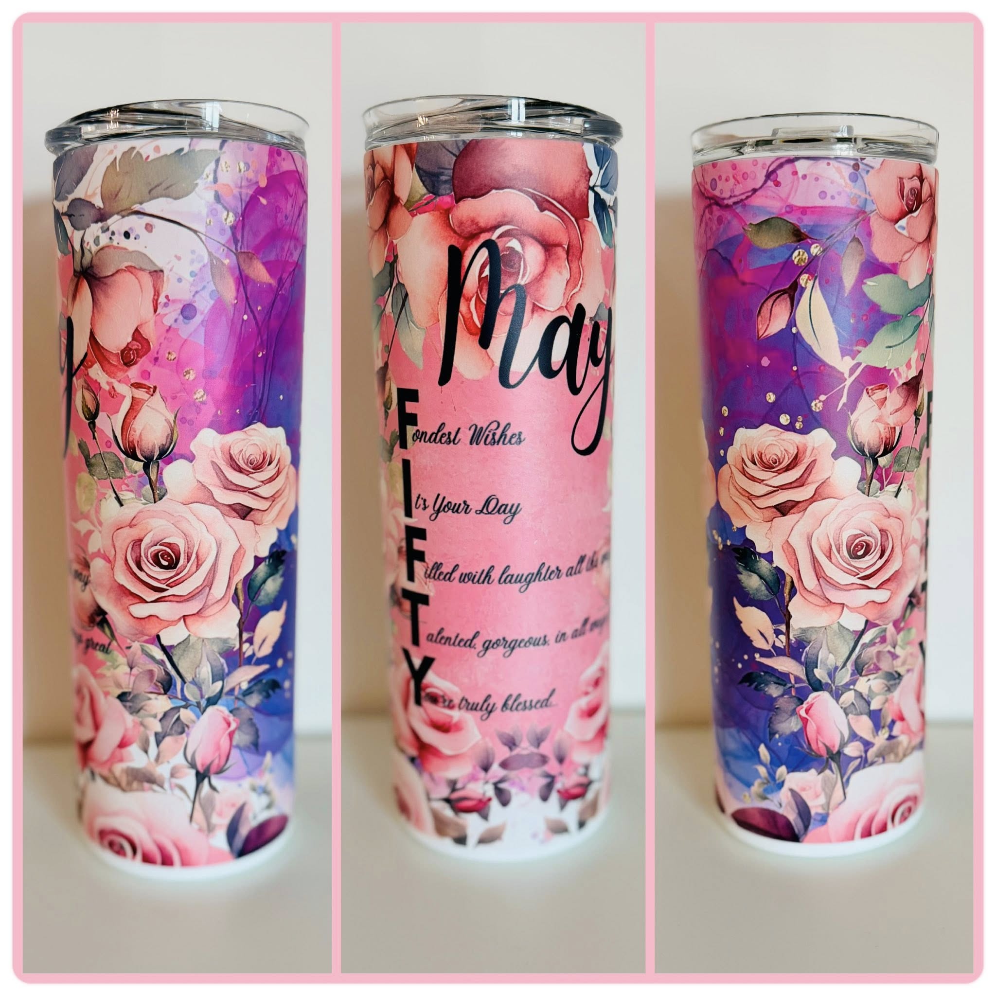 Glow in The Dark 20 oz Skinny Tumbler